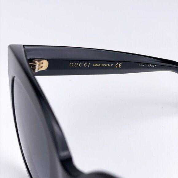 SALE! NEW Gucci  GG0208S 001 Black Gray Mirrored Gradient Square Women